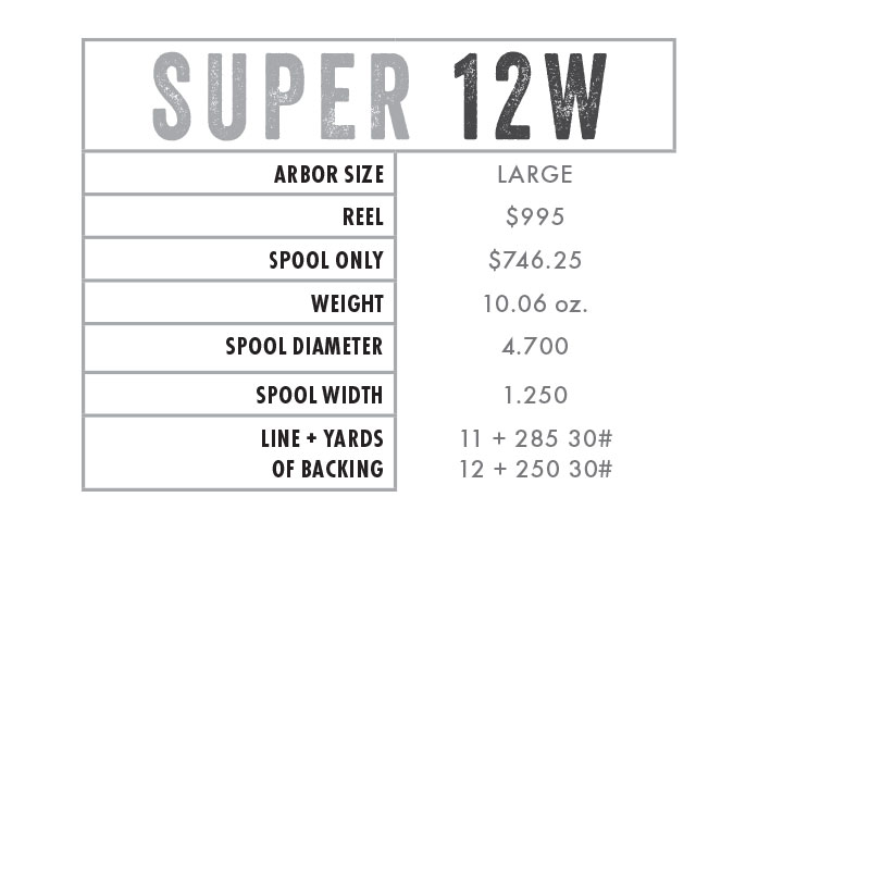 Super Series Specs 12W