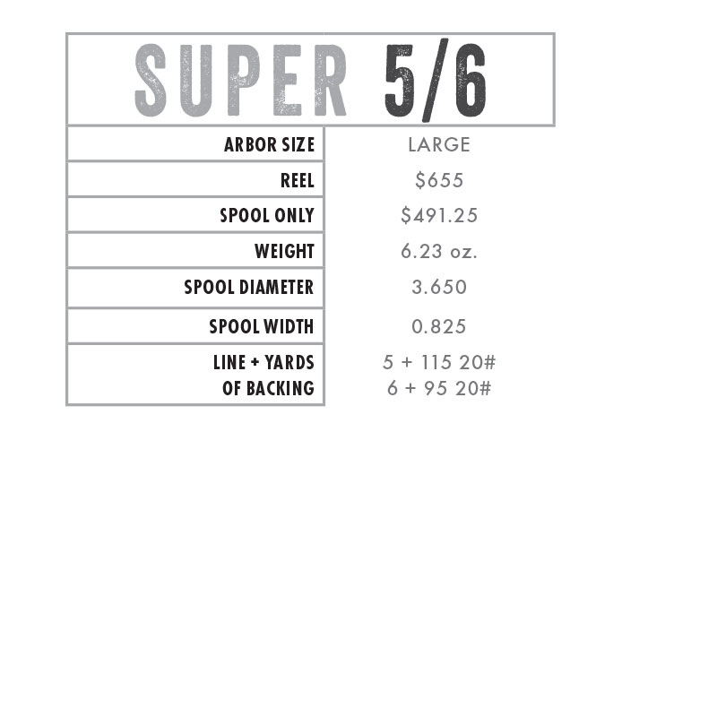 Super Series Specs 5/6